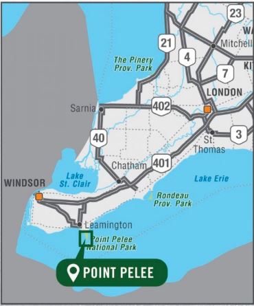 Point Pelee National Park Map | Backroad Maps – Adventure Outfitters