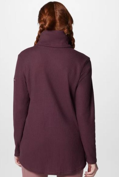 SALE! Women's Holly Hideaway Waffle Cowl Neck Pullover | Columbia