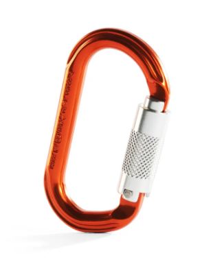 Twist Locking Rescue Carabiner | Orange | Level Six