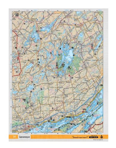 Gananoque Adventure Map | CCON31 | Backroad Mapbooks