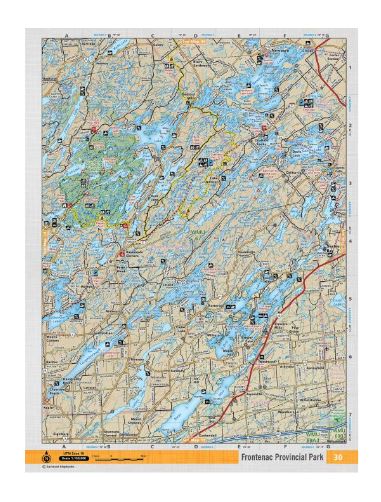 Frontenac Provincial Park Adventure Topographic Map | CCON30 | Backroad Maps