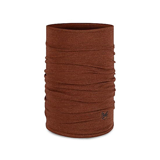 Merino Midweight Neckwear | Melange Cinnamon | Buff