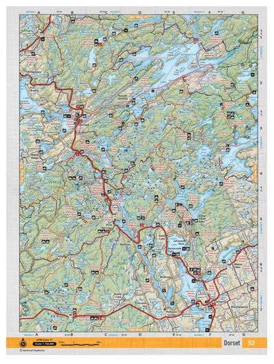 Dorset Waterproof Adventure Map | CCON52 | Backroad Mapbooks