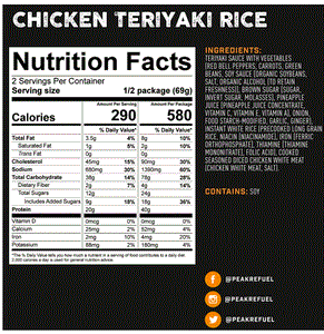 Chicken Teriyaki Rice | Peak Refuel