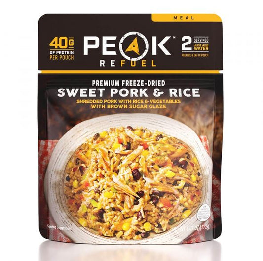 Sweet Pork & Rice Meal | Peak Refuel