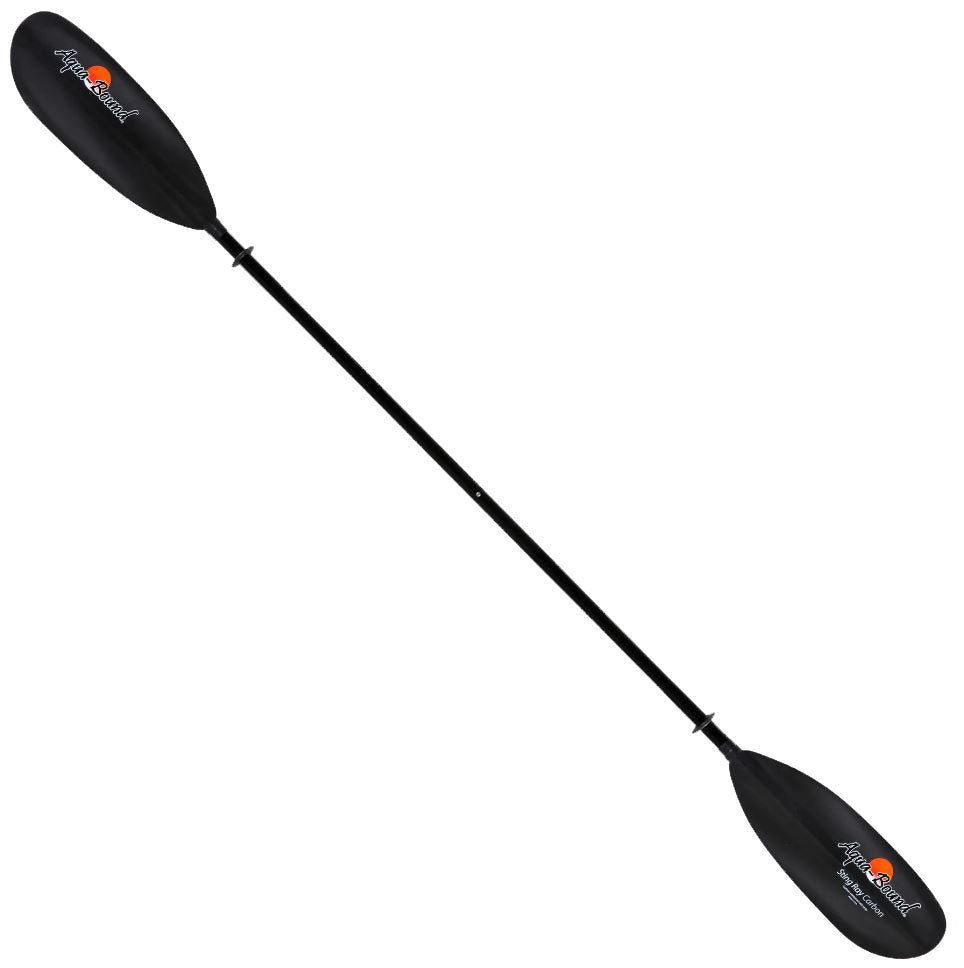 SALE! Sting Ray Carbon | 2-Piece Snap Button Kayak Paddle | Aqua Bound