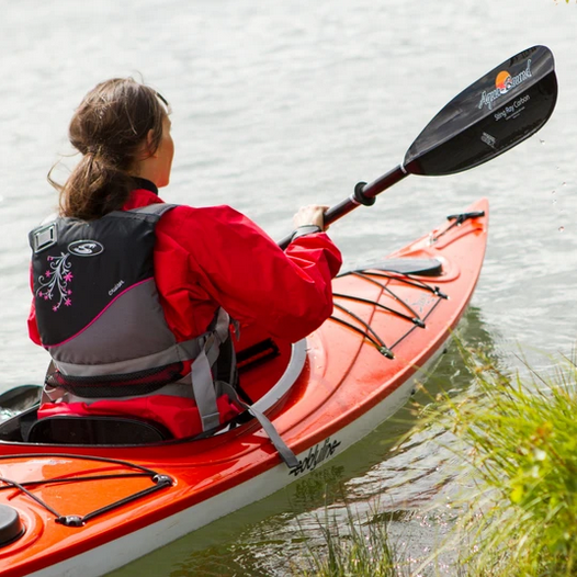 Sting Ray Carbon | 2-Piece Posi-Lok Kayak Paddle | Aqua Bound