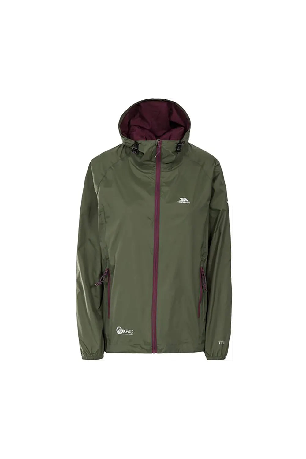 Unisex Qikpac Jacket | Waterproof Jacket | Trespass