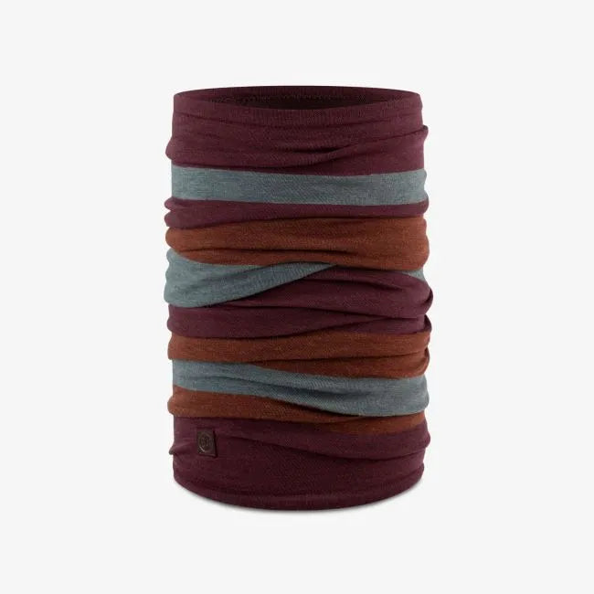 Merino Move Neckwear | Mahogany | Buff